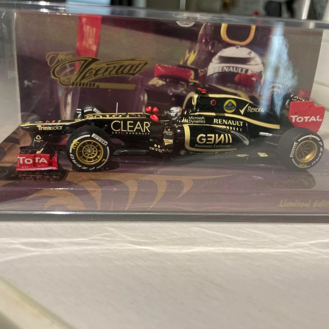 【値下げ！】Lotus F1 ライコネン　2012年　アブダビGP優勝ミニカー アブダビGP優勝記念 Lotus F1 キミライコネン 2012年 アブダビGP